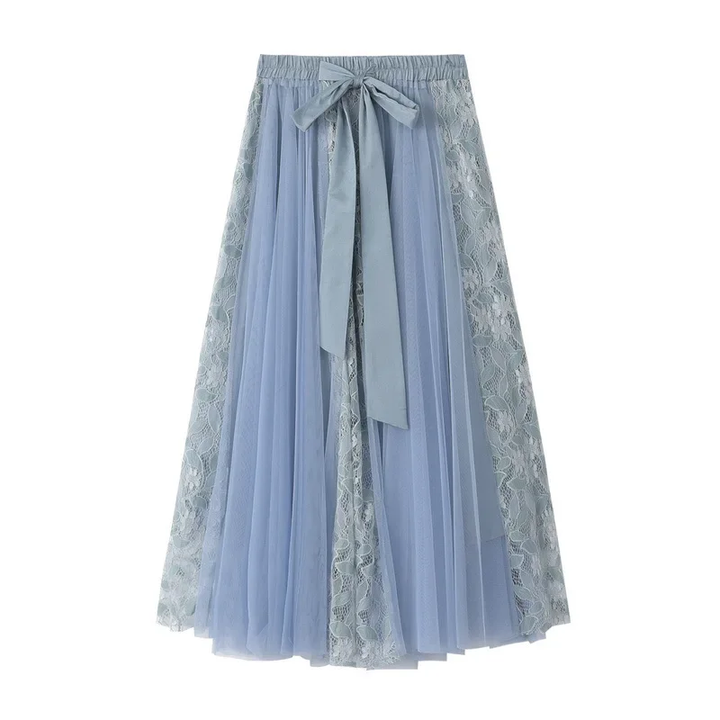 Lace Embroidered Mesh Skirt Women Elegant Ethnic Long Skirts Saias Temperament Ropa Mujer Faldas Harajuku Streetwear
Lace Embroidered Mesh Skirt Women Elegant Ethnic Long Skirts Saias Temperament Ropa Mujer Faldas Harajuku Streetwear