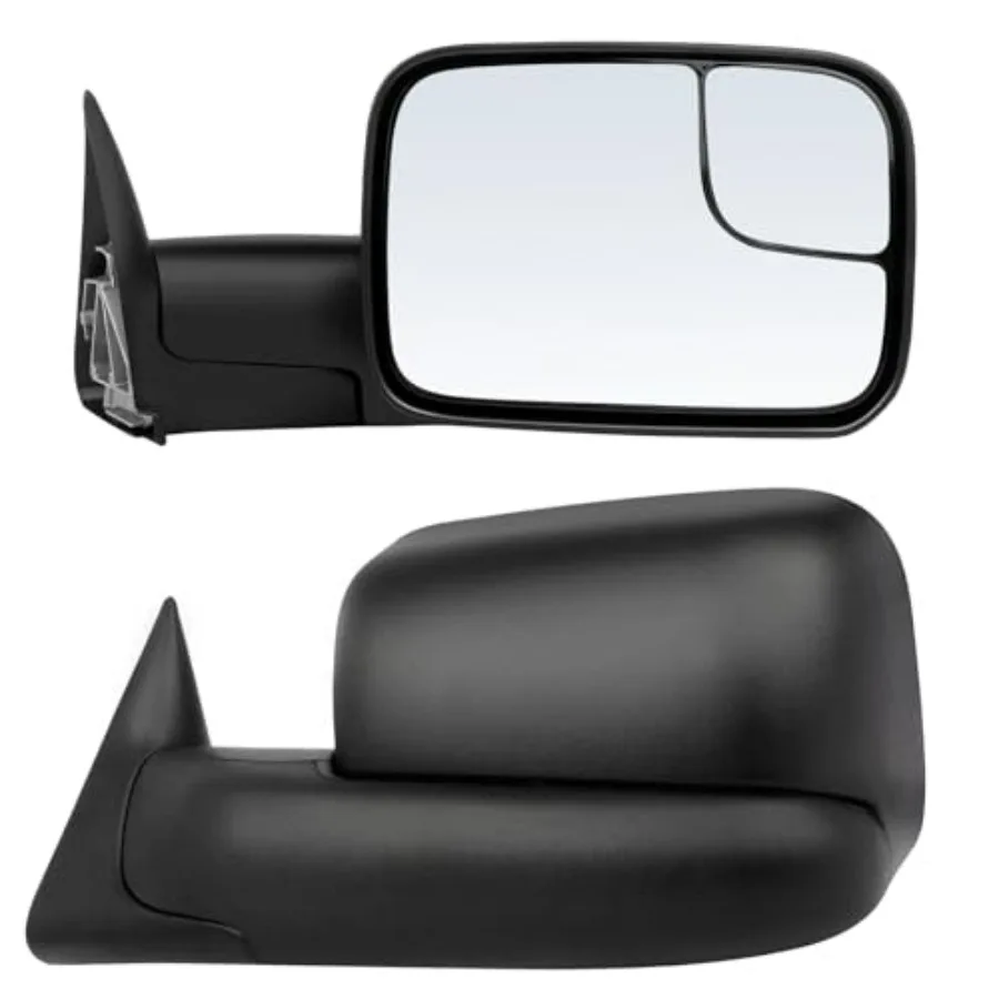 Manual Towing Mirrors Replacement for Dodge 94-01 Ram 1500 94-02 Ram 2500 3500 Pickup Truck Left Driver and Right Passenger Pai
Manual Towing Mirrors Replacement for Dodge 94-01 Ram 1500 94-02 Ram 2500 3500 Pickup Truck Left Driver and Right Passenger Pai