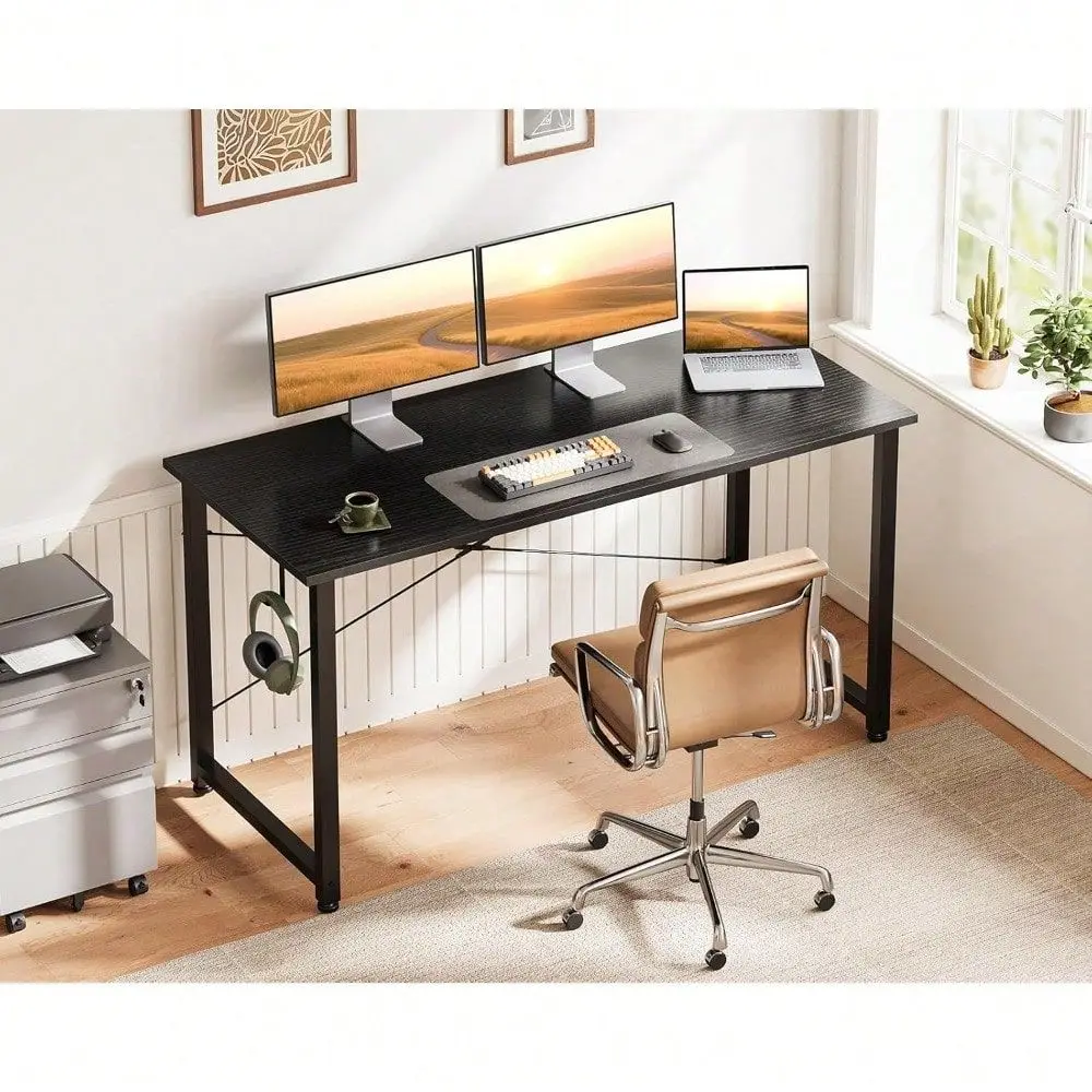 Inch Small Computer Desk For Home Office, Study Writing Table For Small Spaces, Simple Modern Desk With Headphone Hooks, Pure B
Inch Small Computer Desk For Home Office, Study Writing Table For Small Spaces, Simple Modern Desk With Headphone Hooks, Pure B