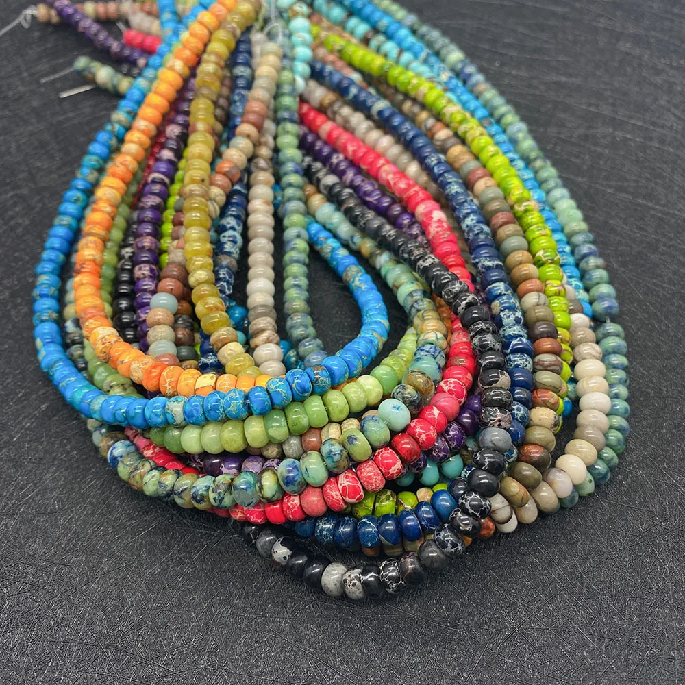 Natural Sea Sediment Stone Beads Jewelry Making DIY Necklace Bracelets Abacus Bead Shape Beaded Imperial Stone Charms Accessory
Natural Sea Sediment Stone Beads Jewelry Making DIY Necklace Bracelets Abacus Bead Shape Beaded Imperial Stone Charms Accessory