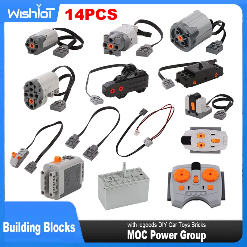 High-tech Motor IR Remote Control Receiver Battery Box Power Function Extension Wire Servo Train Parts RC Motor 8884 85 8879
High-tech Motor IR Remote Control Receiver Battery Box Power Function Extension Wire Servo Train Parts RC Motor 8884 85 8879