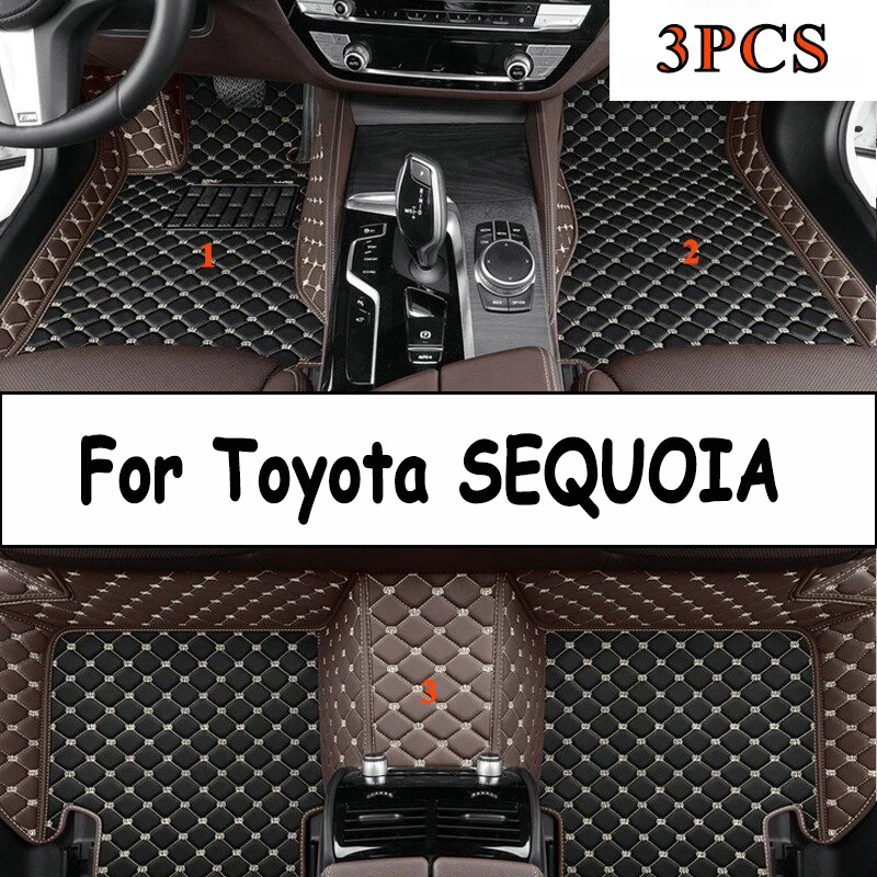 Custom Car floor mats for Toyota SEQUOIA(Seven Seats )2010-2017 2012 2013 2014 2015 2016 auto foot Pads automobile carpet cover
Custom Car floor mats for Toyota SEQUOIA(Seven Seats )2010-2017 2012 2013 2014 2015 2016 auto foot Pads automobile carpet cover