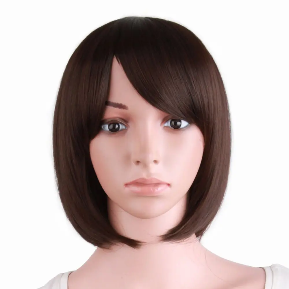 12 Inches Women Short Straight Cosplay Bob Wig - Natural Brown
12 Inches Women Short Straight Cosplay Bob Wig - Natural Brown