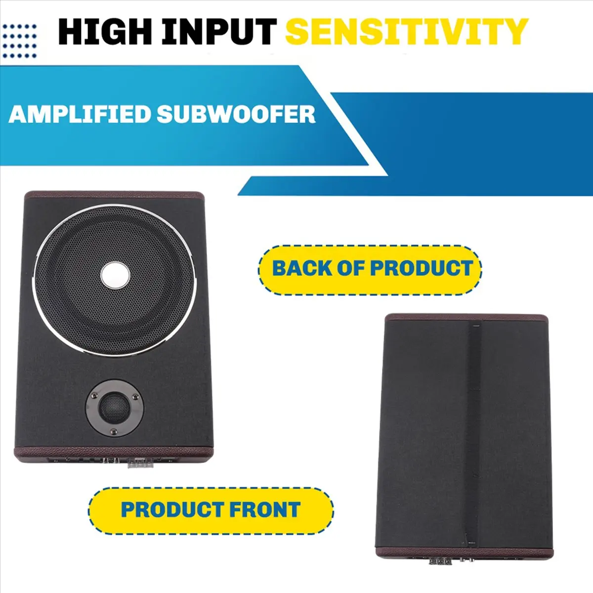 (BAAY) Car Bass Box Audio Underseat Active Amplified Subwoofer Bass Slim Amplifier Bass High Power Speaker 12V New
(BAAY) Car Bass Box Audio Underseat Active Amplified Subwoofer Bass Slim Amplifier Bass High Power Speaker 12V New