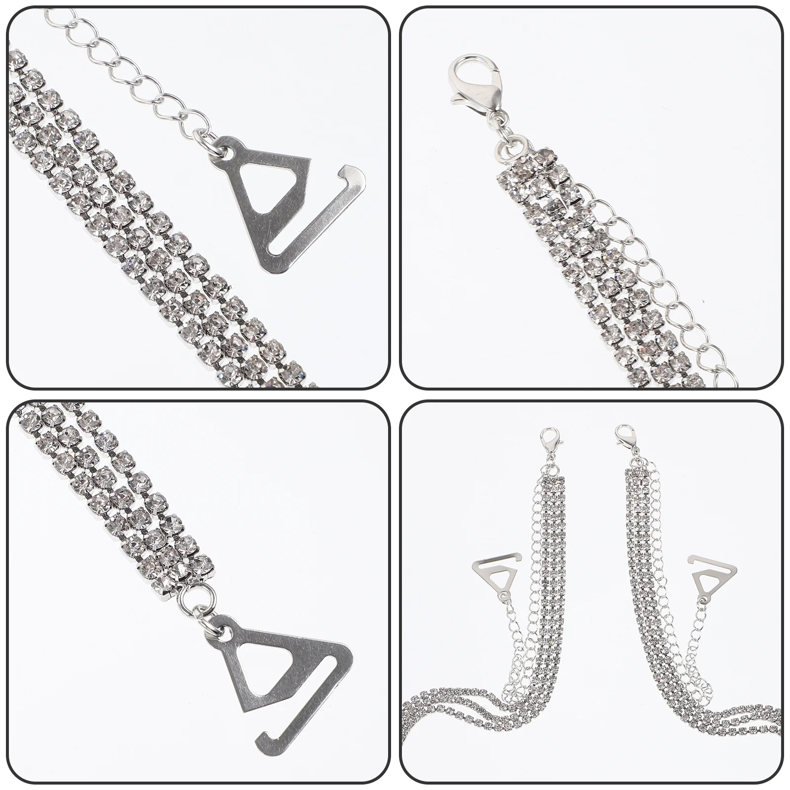 1Pair Rhinestone Bra Straps Decorative Women Bra Shoulder Strap Fashionable Design Party Wear Adjustable Sparkling
1Pair Rhinestone Bra Straps Decorative Women Bra Shoulder Strap Fashionable Design Party Wear Adjustable Sparkling