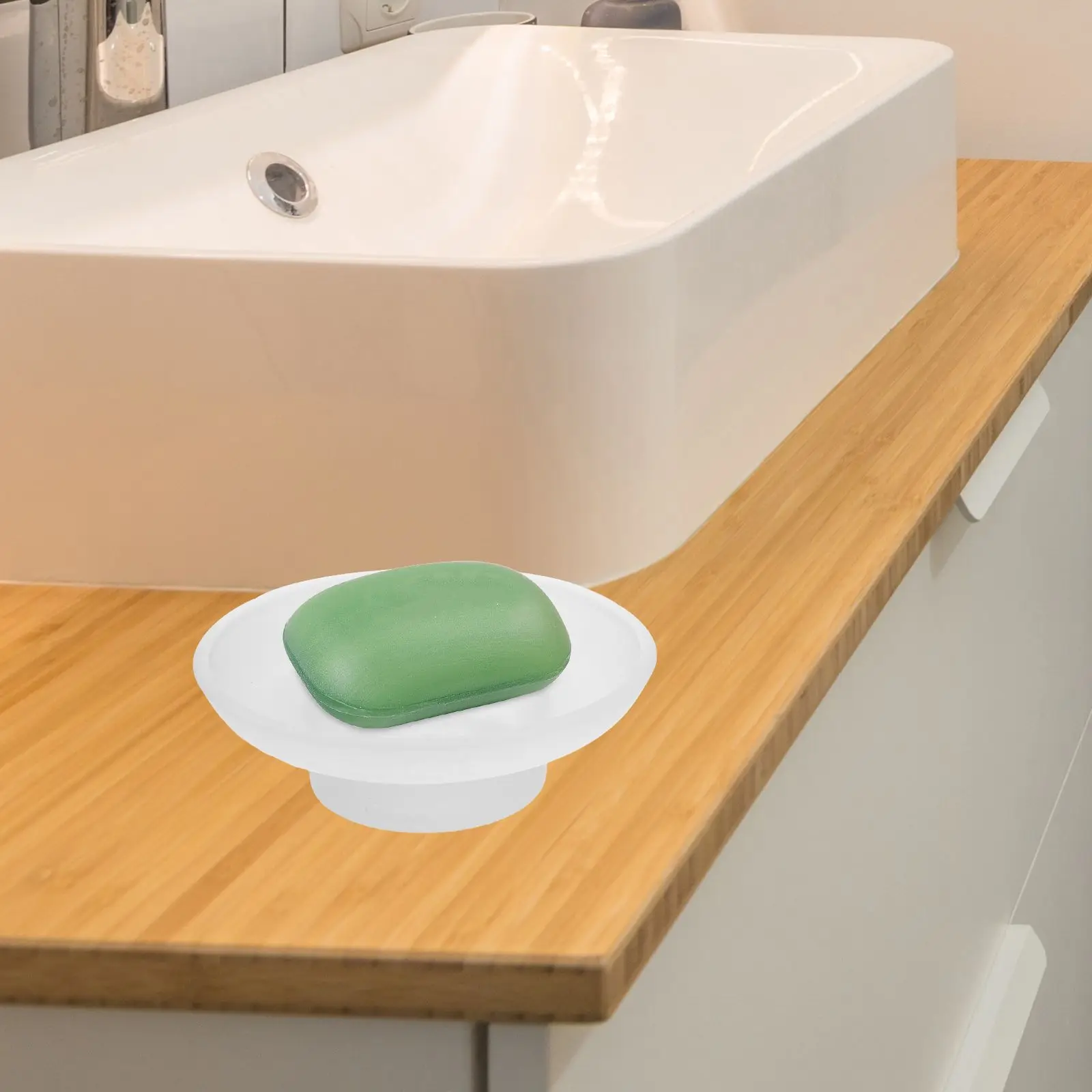 2 Pcs Glass Soap Dish Round Bathroom Holder Self Draining Tray Clear Transparent Elegant Design Easy Clean Versatile Use Wax
2 Pcs Glass Soap Dish Round Bathroom Holder Self Draining Tray Clear Transparent Elegant Design Easy Clean Versatile Use Wax