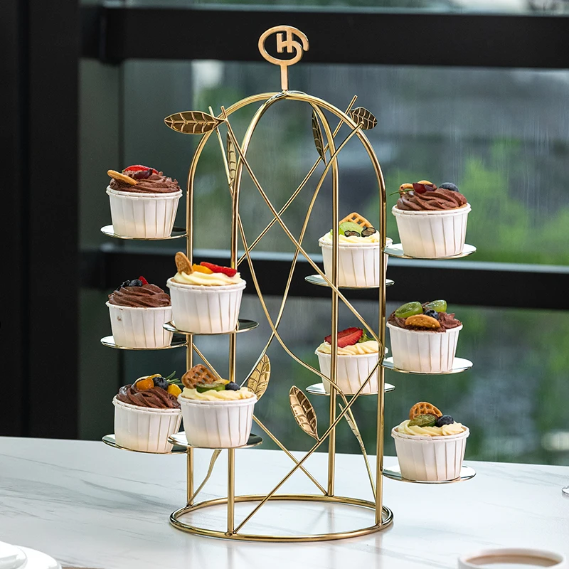 European multi-layer afternoon tea snack stand dessert table display stand pastry western restaurant cold meal tea break table c
European multi-layer afternoon tea snack stand dessert table display stand pastry western restaurant cold meal tea break table c