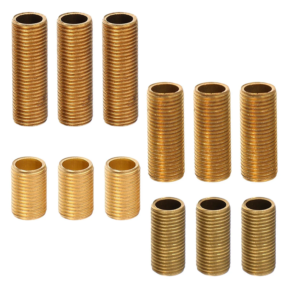 12 Pcs Threaded Rod Brass Tube Lamp Close Nipple Pipe Adapter Non-magnetic Seaside
12 Pcs Threaded Rod Brass Tube Lamp Close Nipple Pipe Adapter Non-magnetic Seaside