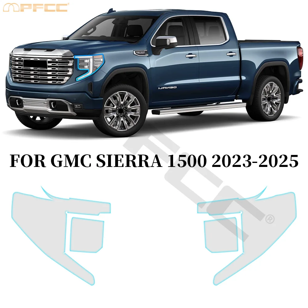 For GMC Sierra 1500 2023-2025 Headlight B Pillars Film TPU Paint Protection Film Pre-cut PPF Anti-Scratch Cover Car Clear Bra
For GMC Sierra 1500 2023-2025 Headlight B Pillars Film TPU Paint Protection Film Pre-cut PPF Anti-Scratch Cover Car Clear Bra