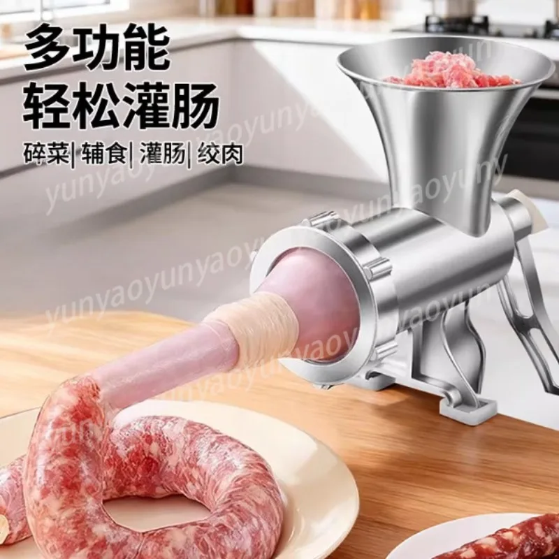 Ручная мясорубка для дома, машина для набивки колбас, аппарат для приготовления колбас, прибор для измельчения мяса и приготовления колбас
Ручная мясорубка для дома, машина для набивки колбас, аппарат для приготовления колбас, прибор для измельчения мяса и приготовления колбас