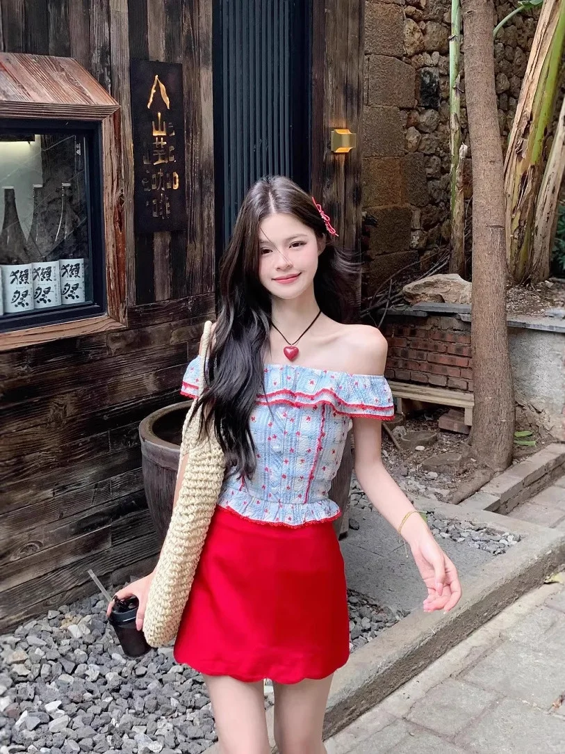 Spicy Girl Sle Floral Trim ter Ne Vest High Waist Bodycon Skirt Women's Summer 2025 New Casual Sportswear Set
Spicy Girl Sle Floral Trim ter Ne Vest High Waist Bodycon Skirt Women's Summer 2025 New Casual Sportswear Set