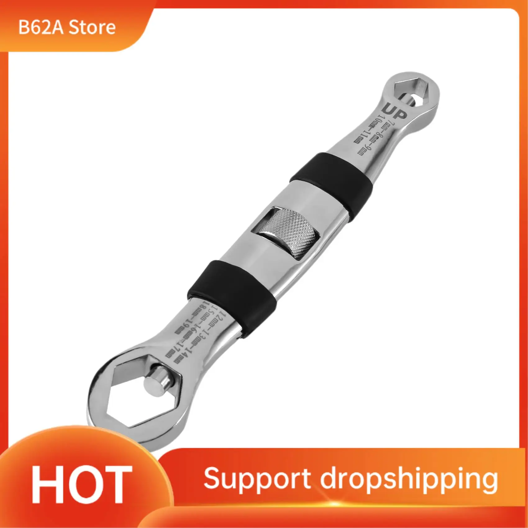 B62A 23 In 1 Multifunctional Flexible Type Wrench/7-19Mm Adjustable Wrench Spanner
B62A 23 In 1 Multifunctional Flexible Type Wrench/7-19Mm Adjustable Wrench Spanner