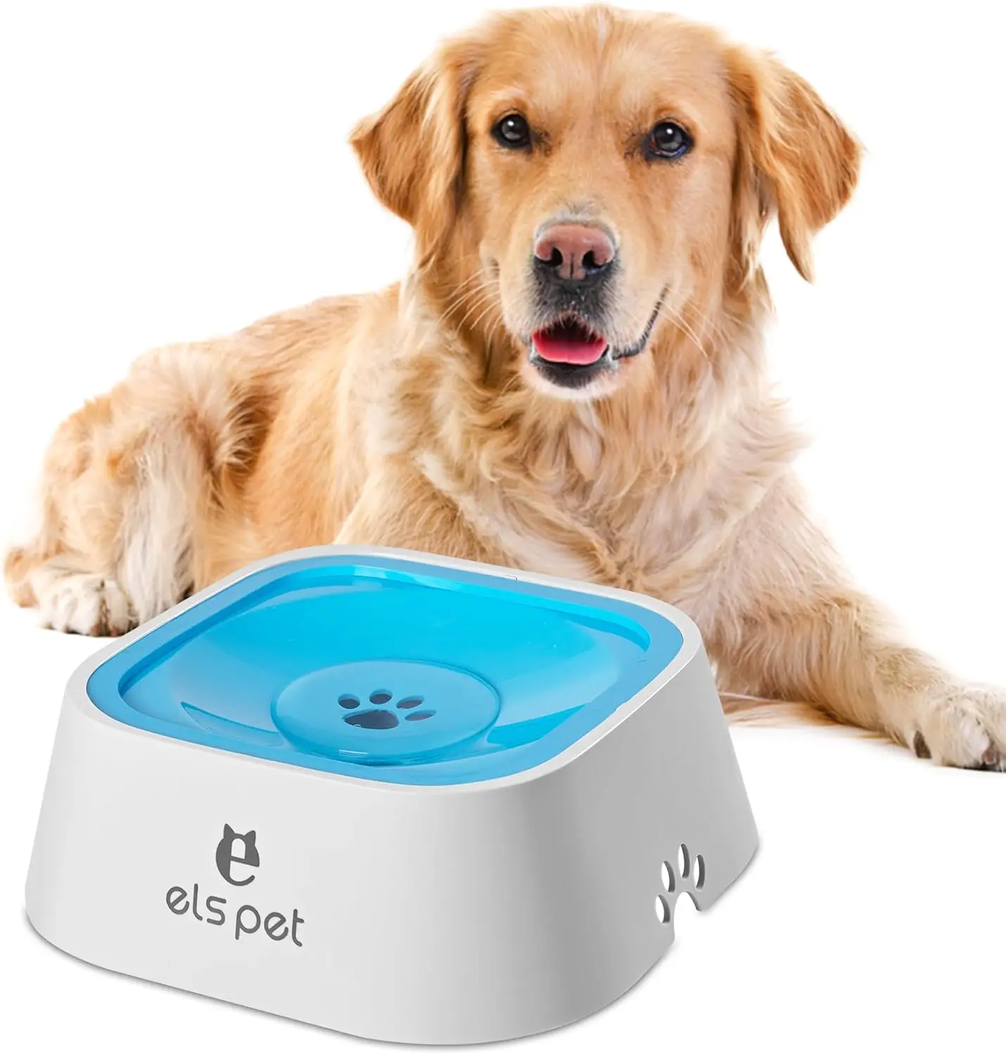 No Spill Dog Water Bowl 35oz, Slow Drinking, Anti-Splash, Non-Slip, BPA-Free, 1L Travel Pet Bowl for Small Medium Dogs Cats (Blue)
No Spill Dog Water Bowl 35oz, Slow Drinking, Anti-Splash, Non-Slip, BPA-Free, 1L Travel Pet Bowl for Small Medium Dogs Cats (Blue)
