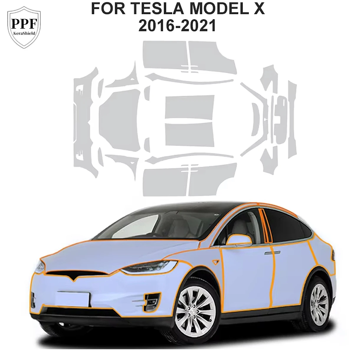 TPU Car Paint Protection Film For Tesla Model X 2016-2021 Pre-cut Clear PPF Anti-Scratch Invisible Repairable Car Accessories
TPU Car Paint Protection Film For Tesla Model X 2016-2021 Pre-cut Clear PPF Anti-Scratch Invisible Repairable Car Accessories