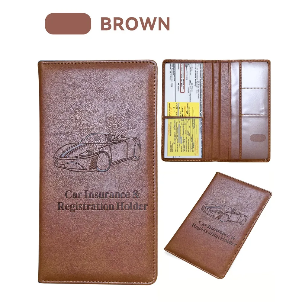 PU Car Registration Insurance Card Holder Multi-functional Portable Drivers License Storage Bag Multi-pocket
PU Car Registration Insurance Card Holder Multi-functional Portable Drivers License Storage Bag Multi-pocket
