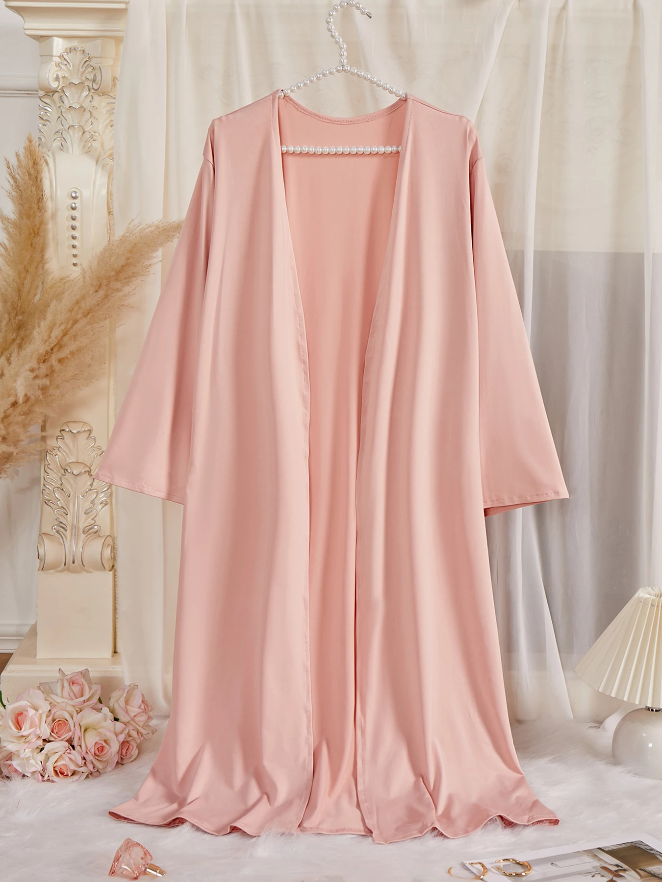 Sexy Lingerie, Sexy One-Piece Jacket, Three-Point Strap, Ice Silk Long Pink Temptation, Sexy Home Wear Wholesale 
Sexy Lingerie, Sexy One-Piece Jacket, Three-Point Strap, Ice Silk Long Pink Temptation, Sexy Home Wear Wholesale