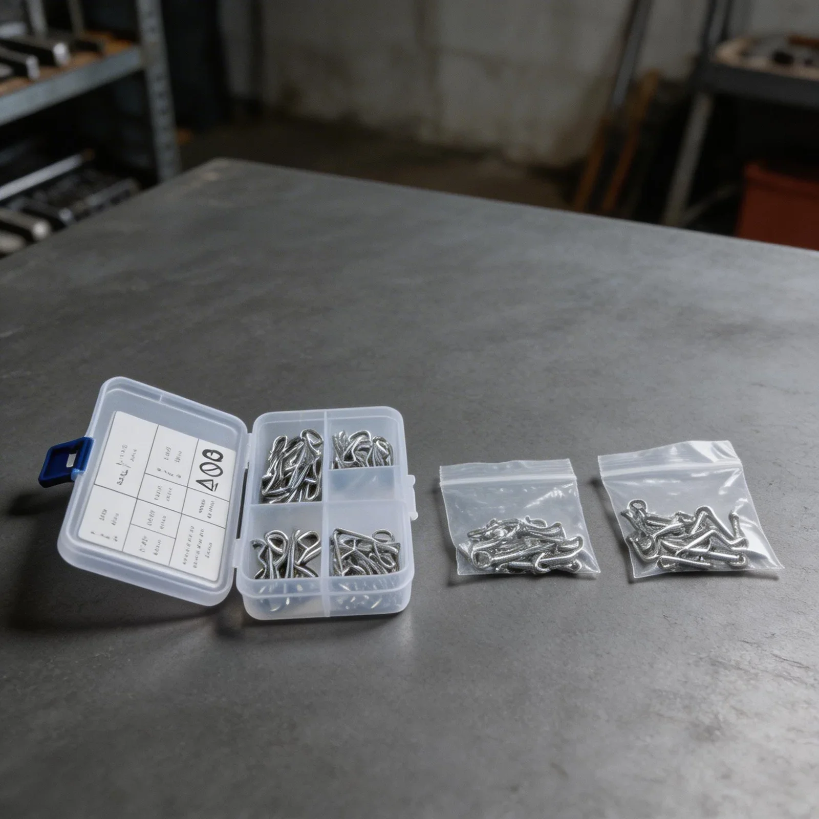 Heavy Duty Cotter Zinc Plated Pin Multiple Size Assortment Organized Storage Box For Pins Heavy Duty Cotter Pin
Heavy Duty Cotter Zinc Plated Pin Multiple Size Assortment Organized Storage Box For Pins Heavy Duty Cotter Pin
