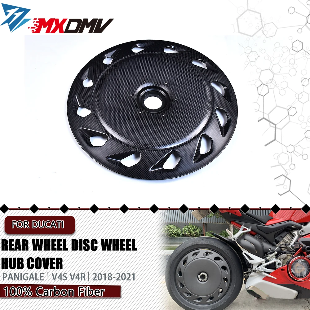 For Ducati Panigale V4 V4S V4R 2018-2021 Streetfighter V4 V4S 2018-2021 Full Carbon Fiber Rear Wheel Disc wheel hub cover
For Ducati Panigale V4 V4S V4R 2018-2021 Streetfighter V4 V4S 2018-2021 Full Carbon Fiber Rear Wheel Disc wheel hub cover
