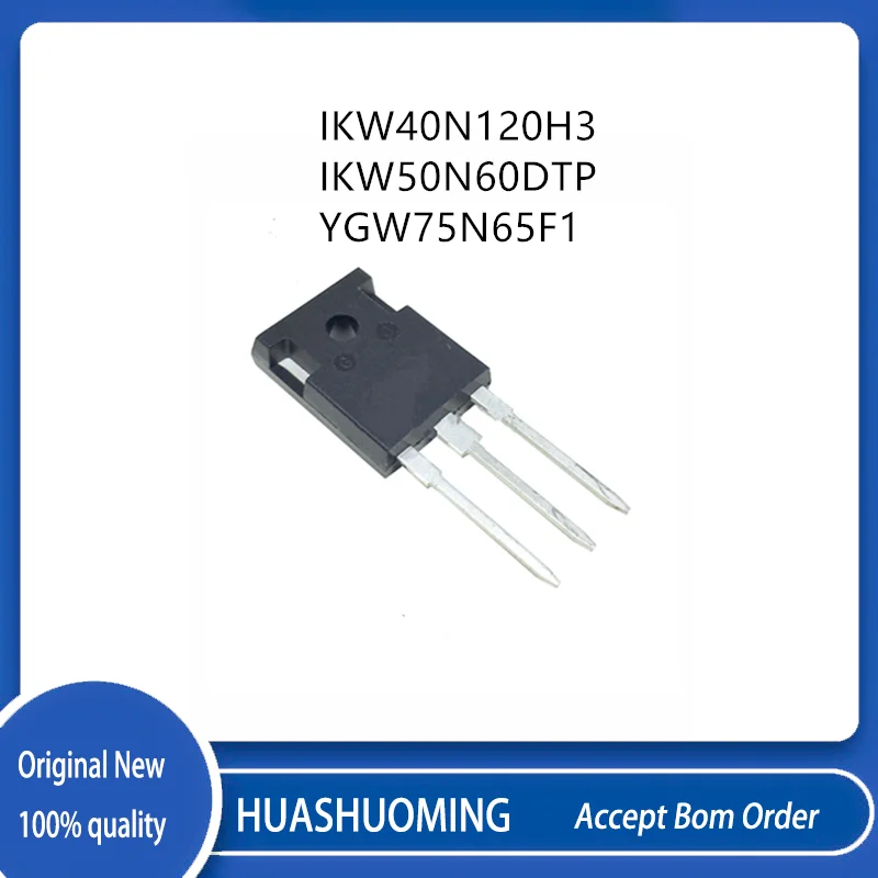 10Pcs/Lot K40H1203 IKW40N120H3 K50DDTP IKW50N60DTP YGW75N65F1 75N65 TO-247-3
10Pcs/Lot K40H1203 IKW40N120H3 K50DDTP IKW50N60DTP YGW75N65F1 75N65 TO-247-3