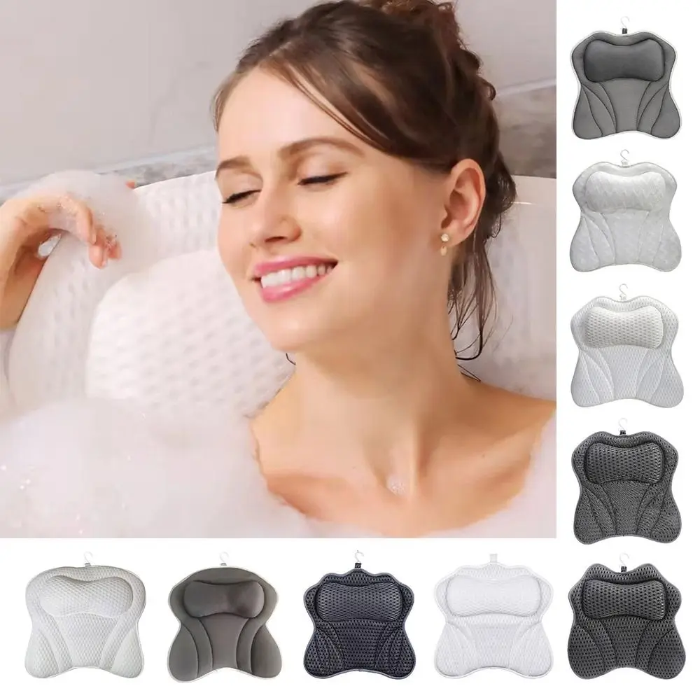 with Strong Suction Cups Butterfly Bathtub Pillow Breathable Soft Tub Bath Pillows Comfortable Mesh Spa Cushion
with Strong Suction Cups Butterfly Bathtub Pillow Breathable Soft Tub Bath Pillows Comfortable Mesh Spa Cushion