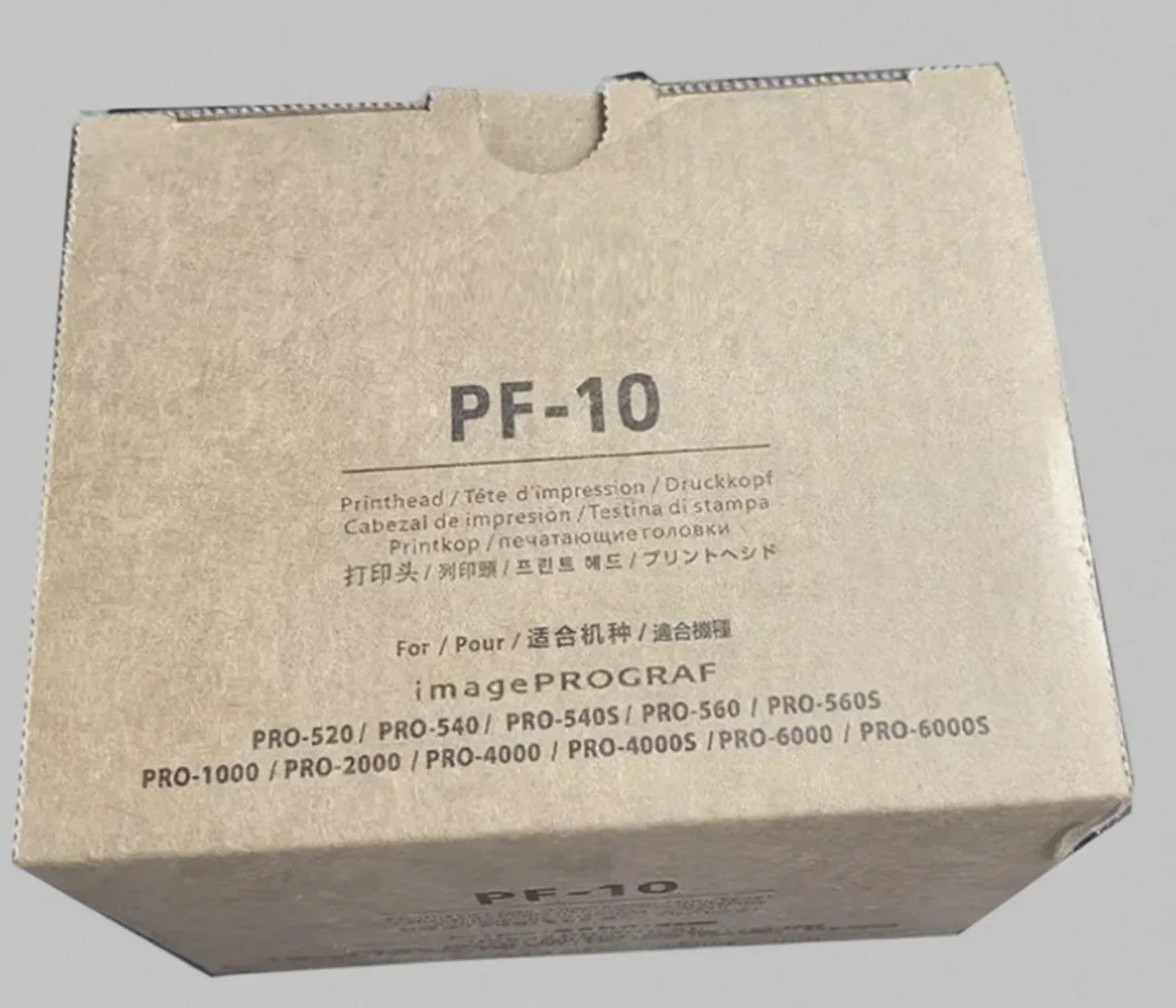 Printhead Print head for Canon IMAGE PROGRAF for Canon Pro 520 540 540S 560S 560 1000 2000 4000 4000S 6000 PF 10 PF-10
Printhead Print head for Canon IMAGE PROGRAF for Canon Pro 520 540 540S 560S 560 1000 2000 4000 4000S 6000 PF 10 PF-10