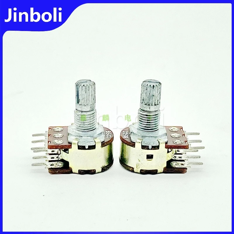 2PCS 16-type 6Pins Double B5K B502 Power Amplifier Audio Speaker High And Bass Adjustment Volume Potentiometer
2PCS 16-type 6Pins Double B5K B502 Power Amplifier Audio Speaker High And Bass Adjustment Volume Potentiometer