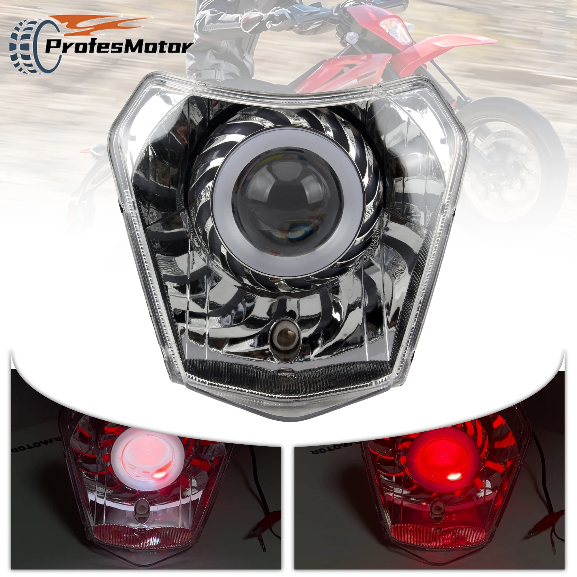 For KTM Motorcycle LED Headlight Wick EXC 300 XC SX 125 250 350 450 DirtBike Enduro Motocross Headlamp Fairing Modified Parts
For KTM Motorcycle LED Headlight Wick EXC 300 XC SX 125 250 350 450 DirtBike Enduro Motocross Headlamp Fairing Modified Parts