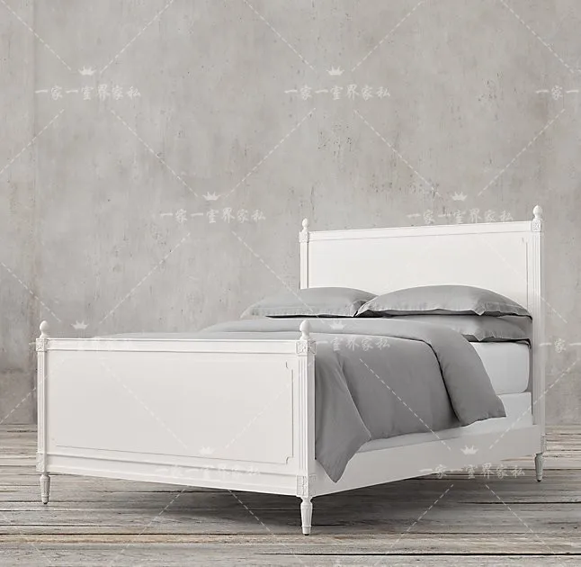 American country master bedroom solid wood bed log retro carved 1.8 meters double bed neoclassical princess bed custom
American country master bedroom solid wood bed log retro carved 1.8 meters double bed neoclassical princess bed custom