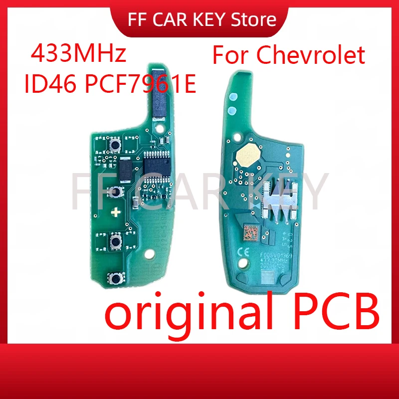 OEM PCB Remote Car Circuit Board 433MHz ID46 PCF7961E For Chevrolet Colorado Cruze Trailblazer Onix Tracker Onix RS Key Fob
OEM PCB Remote Car Circuit Board 433MHz ID46 PCF7961E For Chevrolet Colorado Cruze Trailblazer Onix Tracker Onix RS Key Fob