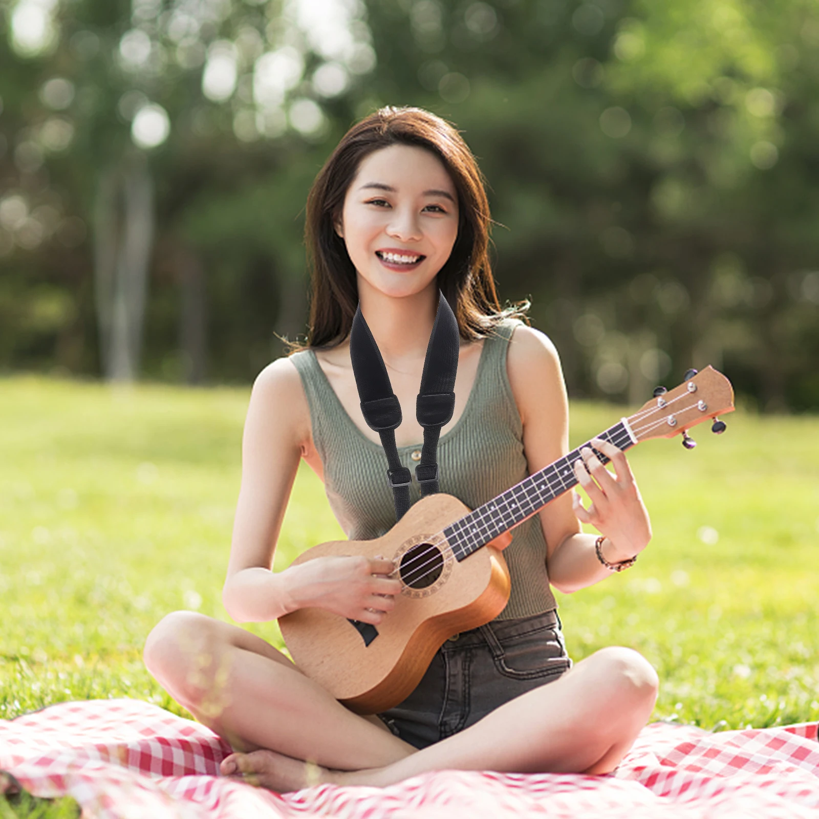 Nylon Ukulele Durable Shoulder Belt Eco-friendly Breathable Material Durable Ukulele Belt Music Instrument Accessory
Nylon Ukulele Durable Shoulder Belt Eco-friendly Breathable Material Durable Ukulele Belt Music Instrument Accessory