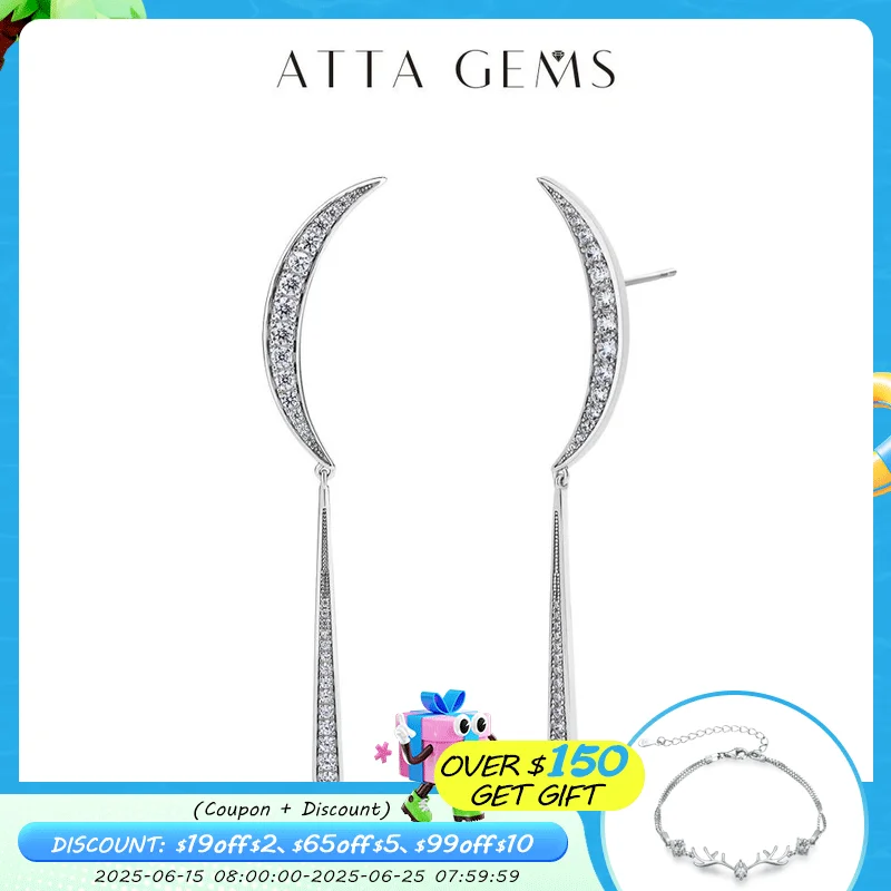 ATTAGEMS Elegant 5A Zircon Drop Earrings for Women Lab Created Gemston S925 Silver White Gold Plated Wedding Bride Jewelry Gifts
ATTAGEMS Elegant 5A Zircon Drop Earrings for Women Lab Created Gemston S925 Silver White Gold Plated Wedding Bride Jewelry Gifts