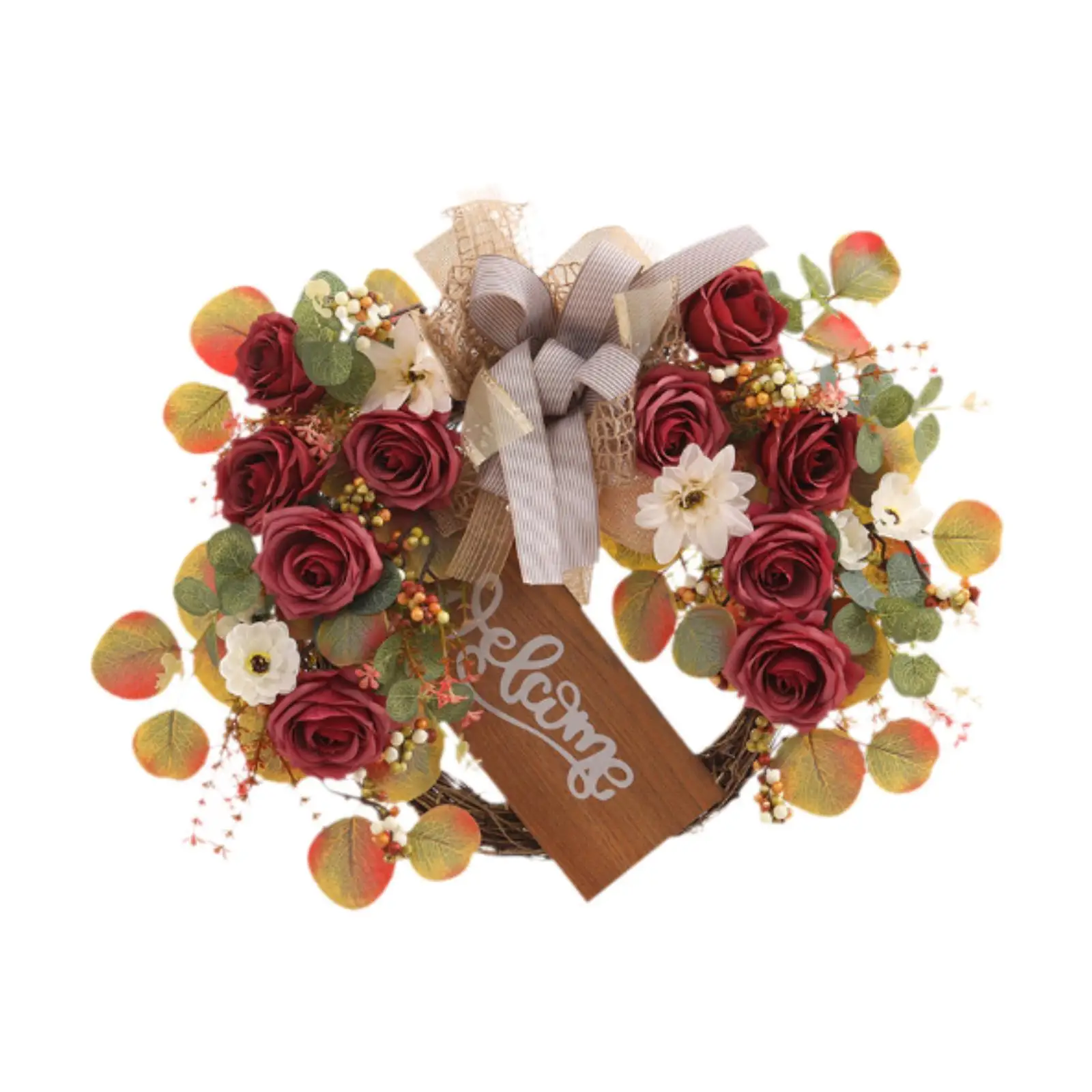 Fall Wreath for Front Door Floral Garland 21.26inch Artificial Rose Flower Wreath for Festival Yard Mother Day Indoor/Outdoor
Fall Wreath for Front Door Floral Garland 21.26inch Artificial Rose Flower Wreath for Festival Yard Mother Day Indoor/Outdoor