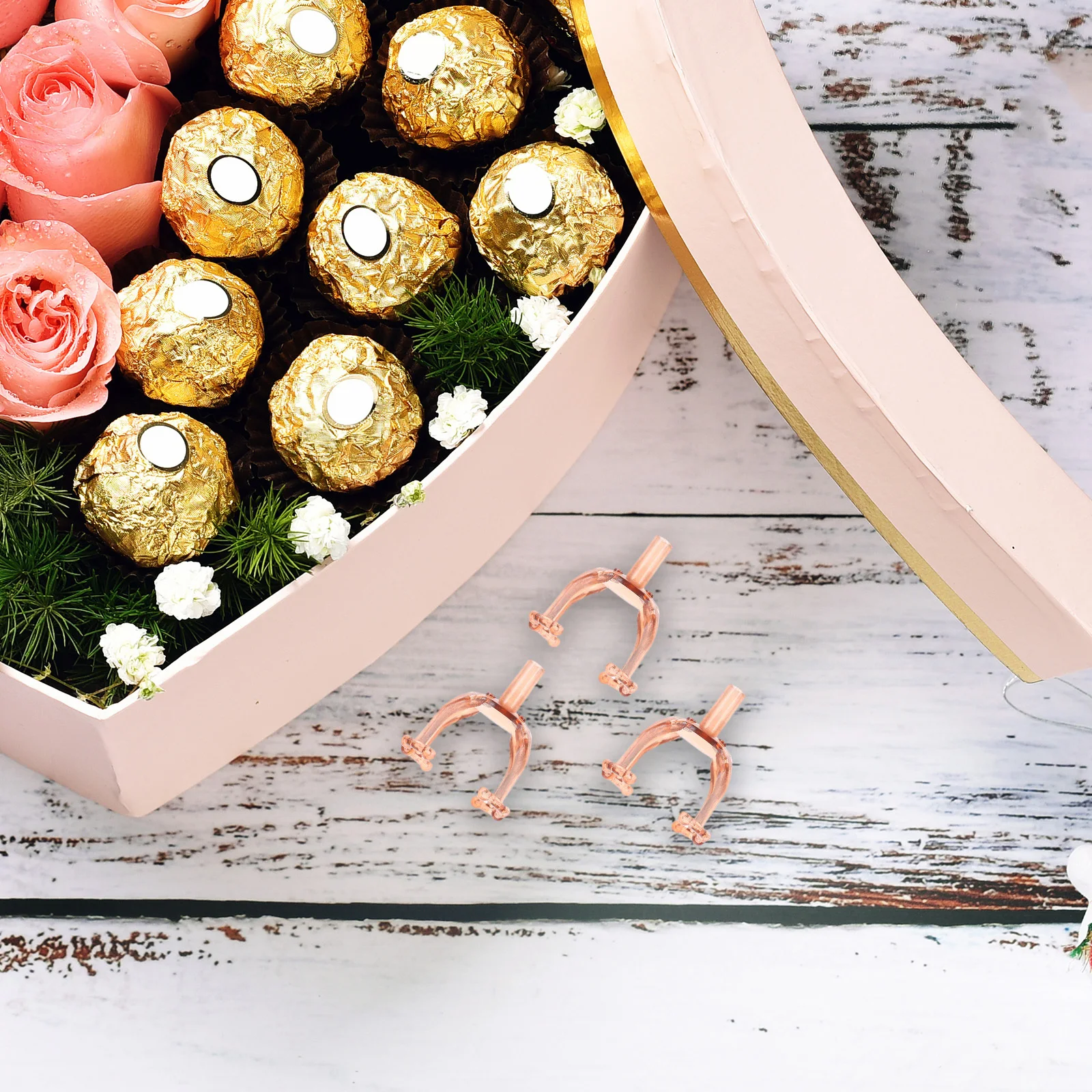 50Pcs Plastic Chocolate Holder for Bouquet Truffle Wrapper Candy Packaging Case Flower Support Rack Valentine Wedding
50Pcs Plastic Chocolate Holder for Bouquet Truffle Wrapper Candy Packaging Case Flower Support Rack Valentine Wedding