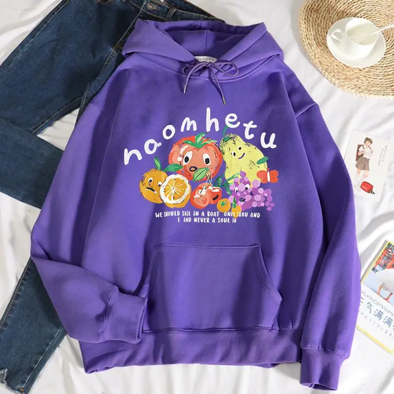 Autumn Woman Hoodie Funny Fruit Printing Pullover Warm Comfortable Basic Versatile Sweatshirt Fashion Casual Round Neck Clothes
Autumn Woman Hoodie Funny Fruit Printing Pullover Warm Comfortable Basic Versatile Sweatshirt Fashion Casual Round Neck Clothes