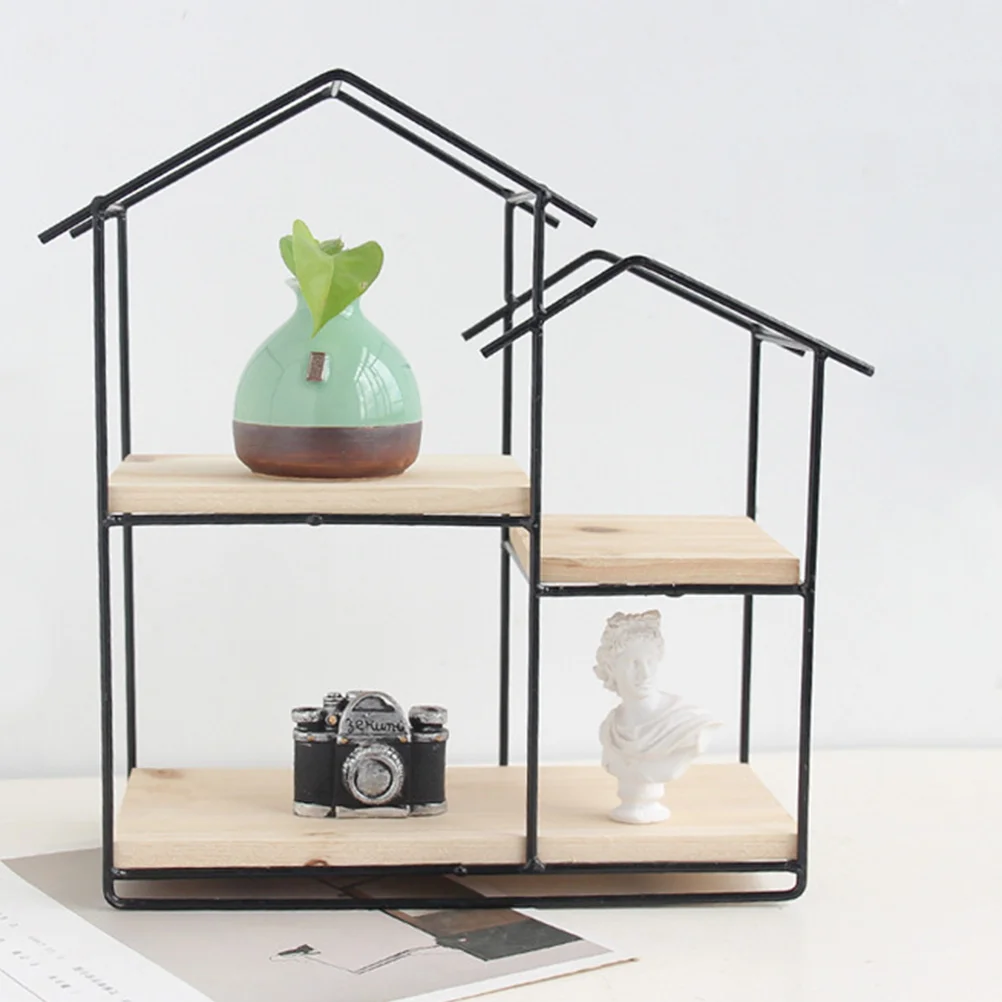 Bird Style Storage Rack Double Layers Hanging Shelves Wall Storage Holder Fashion Home Rack (Black) home storage rack
Bird Style Storage Rack Double Layers Hanging Shelves Wall Storage Holder Fashion Home Rack (Black) home storage rack