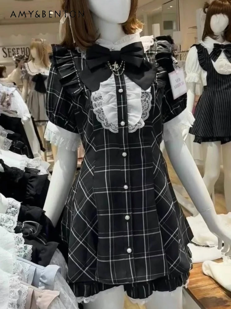 Japanese SC Set 2025 Summer New Cross Short-sleeved Outfits Mine Mass-produced Short-sleeved Dress Wide-leg Pants Two-piece Set
Japanese SC Set 2025 Summer New Cross Short-sleeved Outfits Mine Mass-produced Short-sleeved Dress Wide-leg Pants Two-piece Set