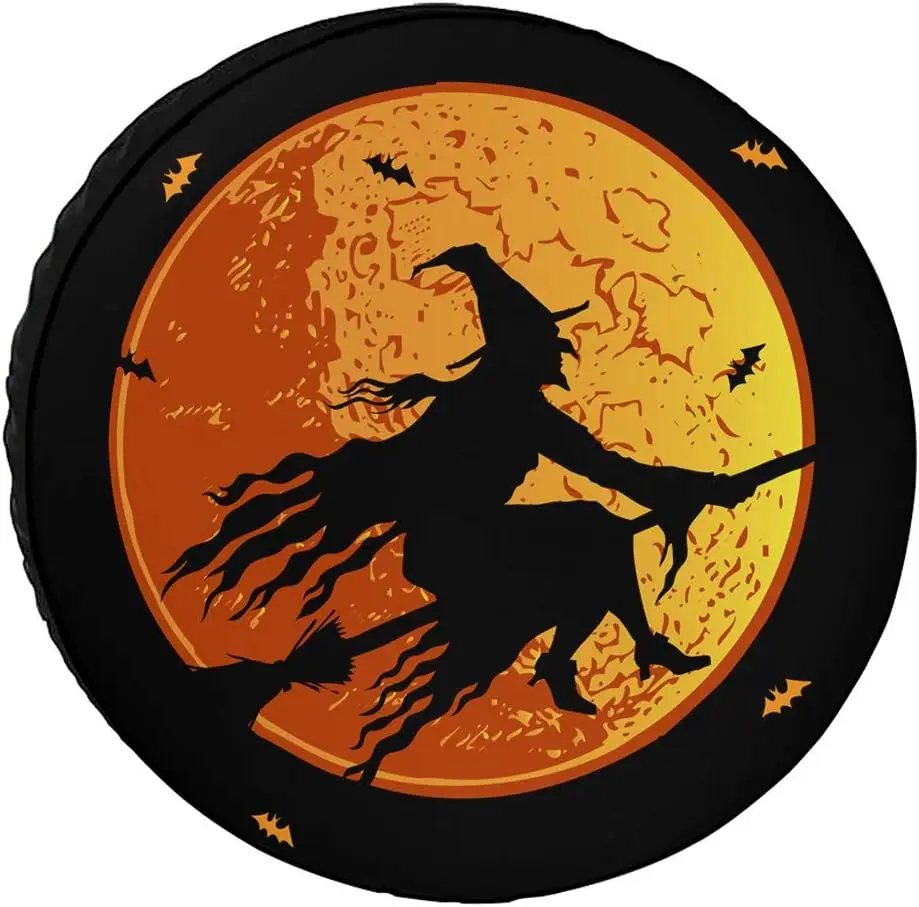 flying Witch Spare Tire Covers 14in Cover for Trailers Cars Rvs SUV Camper Halloween Night Custom Polyester Wheel Tires Cover
flying Witch Spare Tire Covers 14in Cover for Trailers Cars Rvs SUV Camper Halloween Night Custom Polyester Wheel Tires Cover