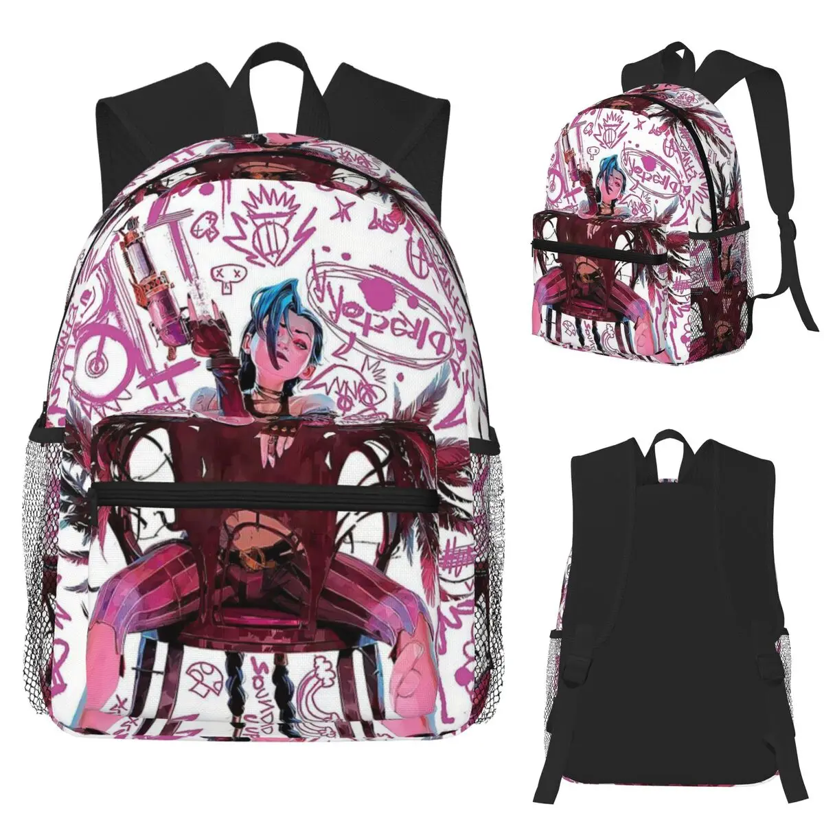 Retro Jinx Anime Student Backpack School Bag Hiking Travel Daypack for Men Women Fashion Bookbag Shoulder Bags
Retro Jinx Anime Student Backpack School Bag Hiking Travel Daypack for Men Women Fashion Bookbag Shoulder Bags