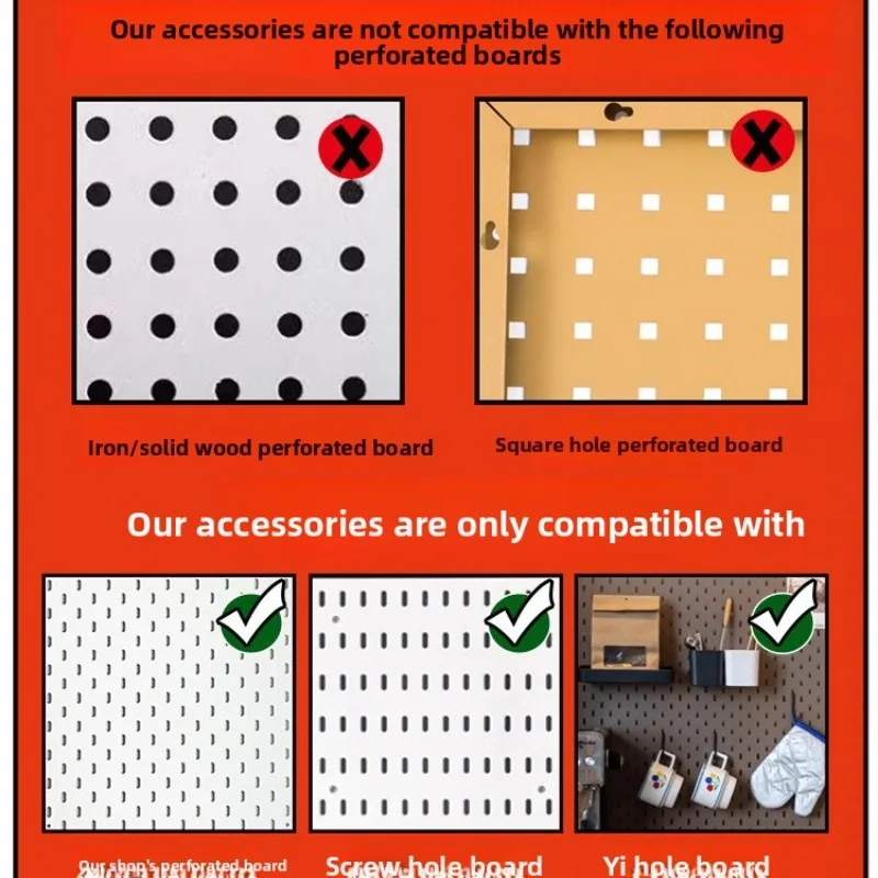 Dotted Hole Board Storage Rack Universal Metal Hooks Wall Kitchen Organization Mounting Free Drill Toast Wall Peg Board Pegboard
Dotted Hole Board Storage Rack Universal Metal Hooks Wall Kitchen Organization Mounting Free Drill Toast Wall Peg Board Pegboard