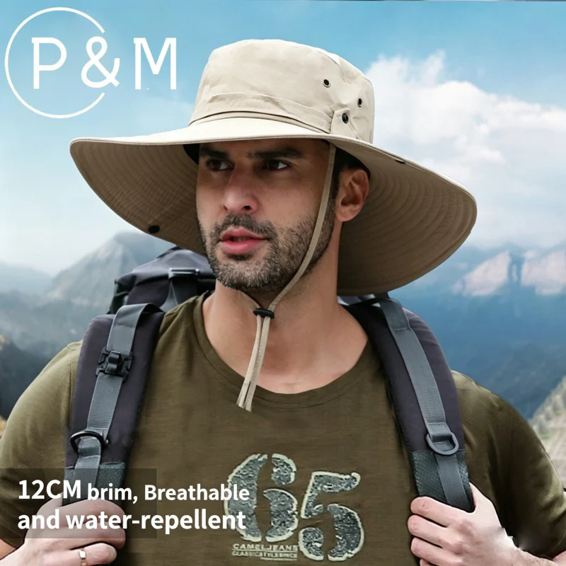 Men's Summer Wide Brim Fisherman Hat UV Protection Sun Hat Waterproof Quick-Drying Outdoor Fishing Hiking Cap
Men's Summer Wide Brim Fisherman Hat UV Protection Sun Hat Waterproof Quick-Drying Outdoor Fishing Hiking Cap
