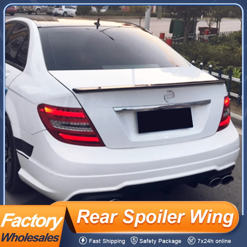 For Mercedes Benz C Class W204 Sedan 4 Door C180 C200 C220 C260 C300 Rear Trunk Lid Car Spoiler Wing Black Carbon Accessories
For Mercedes Benz C Class W204 Sedan 4 Door C180 C200 C220 C260 C300 Rear Trunk Lid Car Spoiler Wing Black Carbon Accessories
