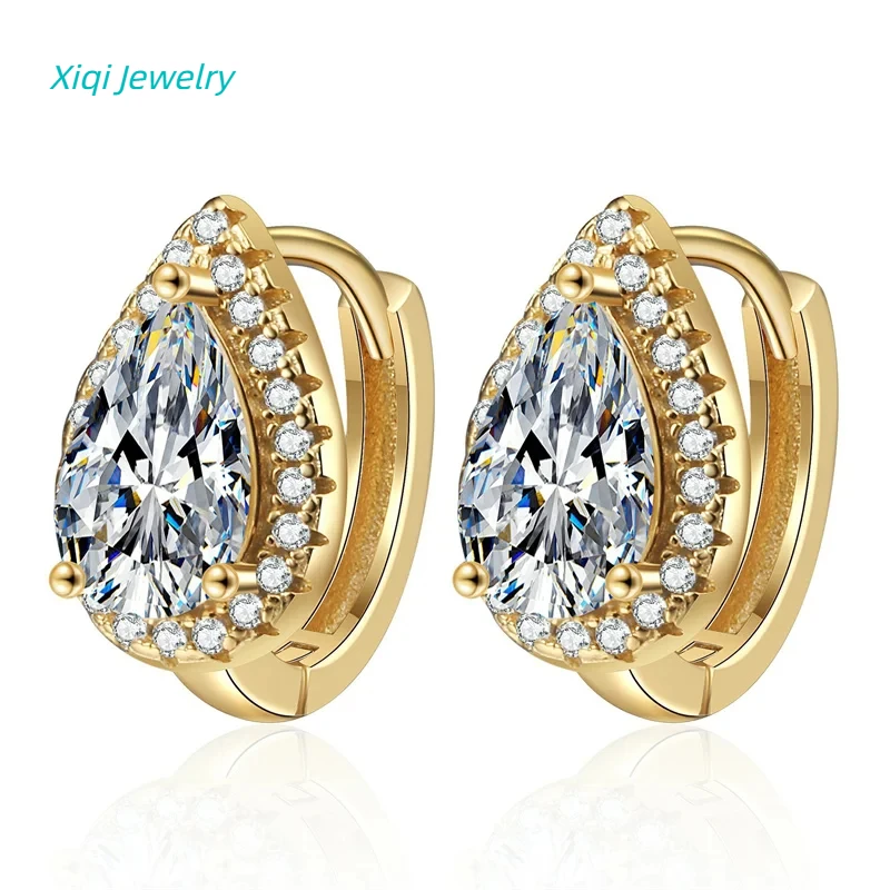 Xiqi Jewelry S925 Sterling Silver 1ct Moissanite, GRA Certified, Classic Teardrop Ladies' Earrings Pendants, Accessories, Jewelr
Xiqi Jewelry S925 Sterling Silver 1ct Moissanite, GRA Certified, Classic Teardrop Ladies' Earrings Pendants, Accessories, Jewelr