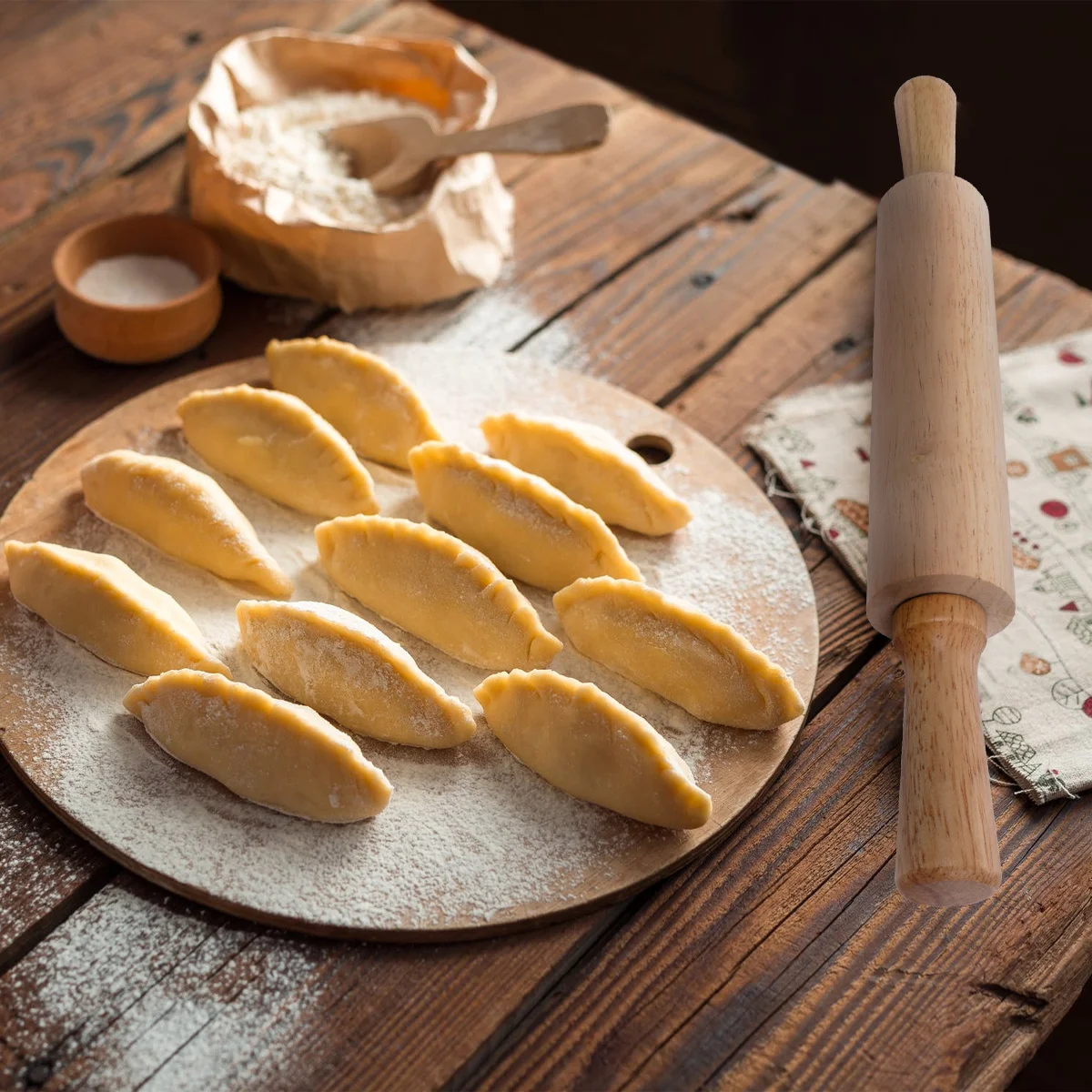 S Size Premium Wooden Rolling Pin for Long Term Use Baking Tool for Dessert Making At Home and Bakery Wooden Rolling Pin
S Size Premium Wooden Rolling Pin for Long Term Use Baking Tool for Dessert Making At Home and Bakery Wooden Rolling Pin