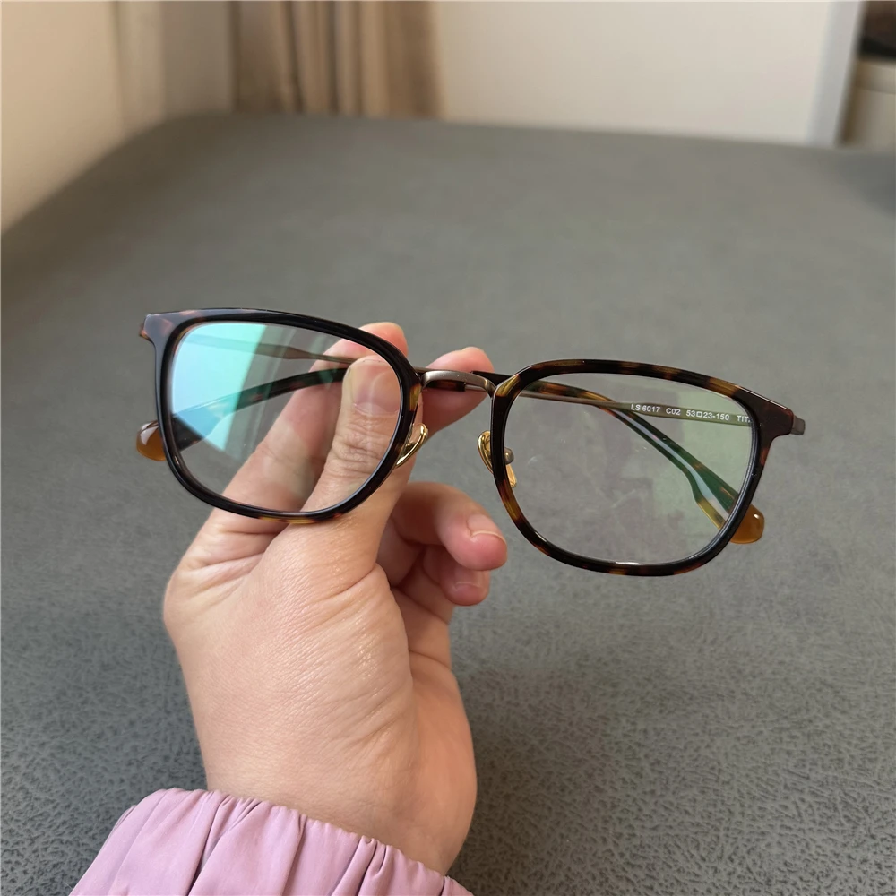 Rockjoy 150mm Men Anti Blue Reading Glasses Male Titanium Eyeglasses Frame High-end Spectacles for Prescription Black Tortoise
Rockjoy 150mm Men Anti Blue Reading Glasses Male Titanium Eyeglasses Frame High-end Spectacles for Prescription Black Tortoise