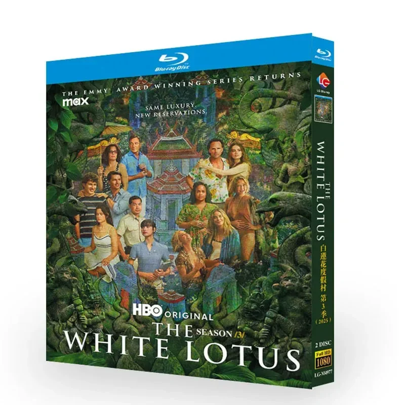 BD Blu-ray High Definition American Drama The White Lotus Resort Season 3 2-Disc Box
BD Blu-ray High Definition American Drama The White Lotus Resort Season 3 2-Disc Box