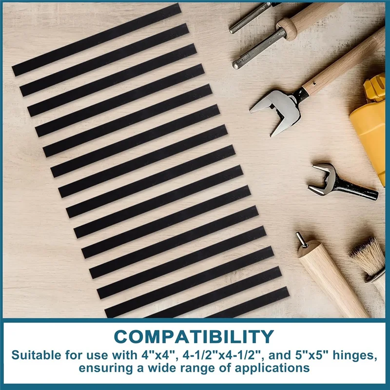 ABKY-50PCS 4X1/4Inch Magnetic Hinge Shims For Commercial/Residence Hinge Adjustments Door Repairs Prop Damage Sagging Hinges
ABKY-50PCS 4X1/4Inch Magnetic Hinge Shims For Commercial/Residence Hinge Adjustments Door Repairs Prop Damage Sagging Hinges