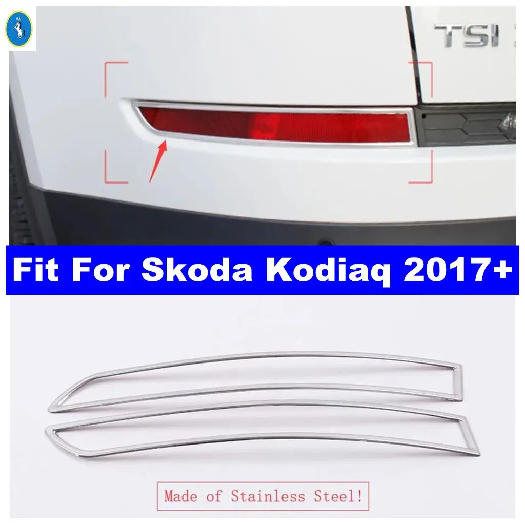 Car Rear Tail Bumper Fog Lights Foglight Lamps Decoration Frame Cover Trim Accessories For Skoda Kodiaq 2017 2018 2019 2020 2021
Car Rear Tail Bumper Fog Lights Foglight Lamps Decoration Frame Cover Trim Accessories For Skoda Kodiaq 2017 2018 2019 2020 2021