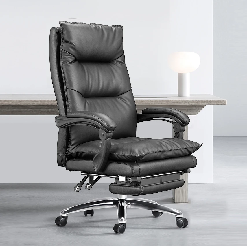 Luxury Big Reclining Office boss Executive Leather Chairs Office Desk and Chair Set
Luxury Big Reclining Office boss Executive Leather Chairs Office Desk and Chair Set