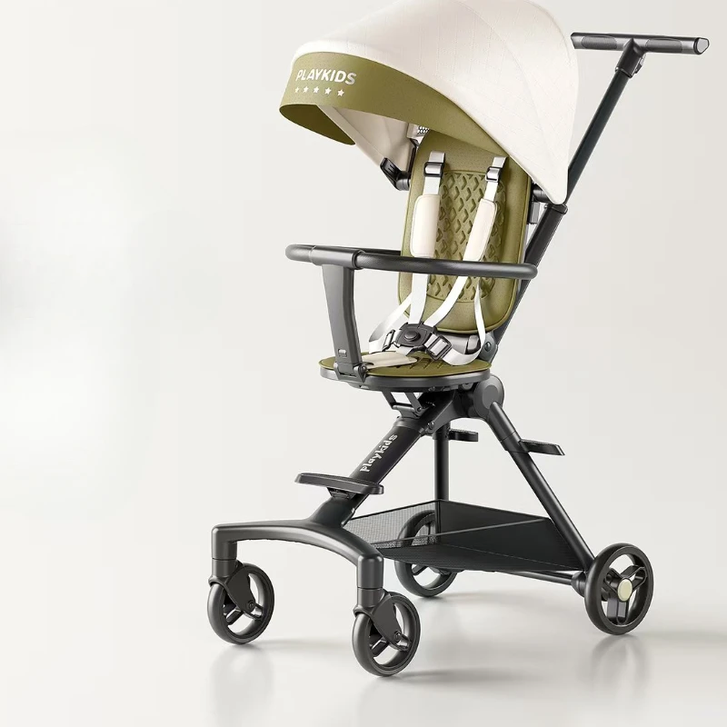 Lightweight Strollers, Foldable Baby Stroller with Sunshade Sitting and Lying Two Mode Four-wheel Anti Rollover Travel Strollers
Lightweight Strollers, Foldable Baby Stroller with Sunshade Sitting and Lying Two Mode Four-wheel Anti Rollover Travel Strollers