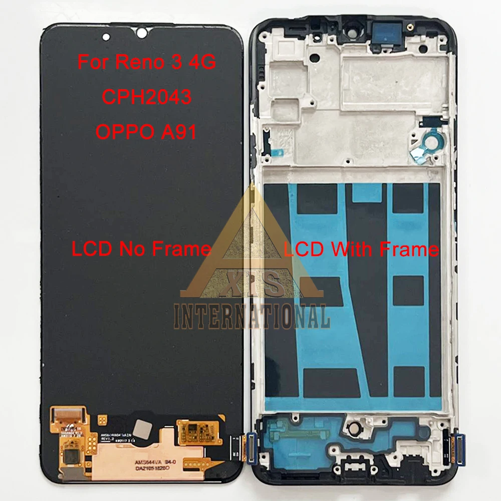 6.4"Grade AAA For Oppo A91 PCPM00 LCD Display Screen Frame+Touch Panel Digitizer 6.4"For Oppo Reno 3 4G CPH2043 LCD Frame
6.4"Grade AAA For Oppo A91 PCPM00 LCD Display Screen Frame+Touch Panel Digitizer 6.4"For Oppo Reno 3 4G CPH2043 LCD Frame